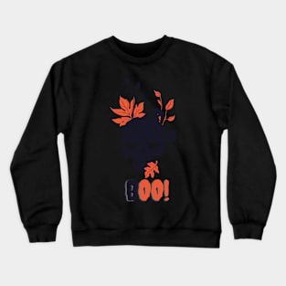 Boo Skull sticker Crewneck Sweatshirt